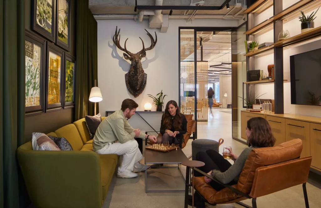 John Deere workplace amenity space